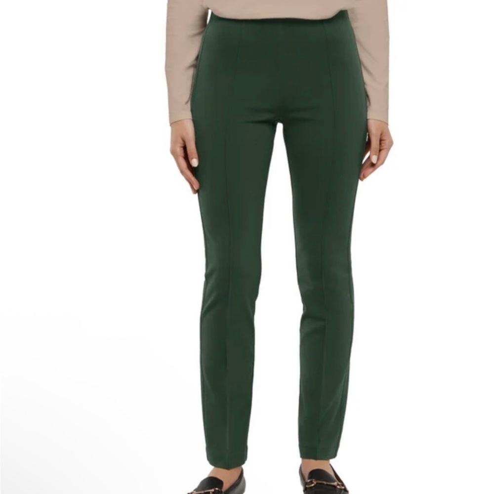 Banana Republic Dark Green Straight Leg Pointe Pants